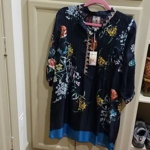NWT Johnny Was Anabel Tunic Dress